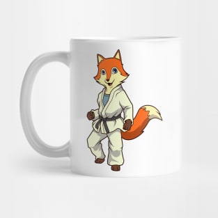 Comic fox does judo Mug